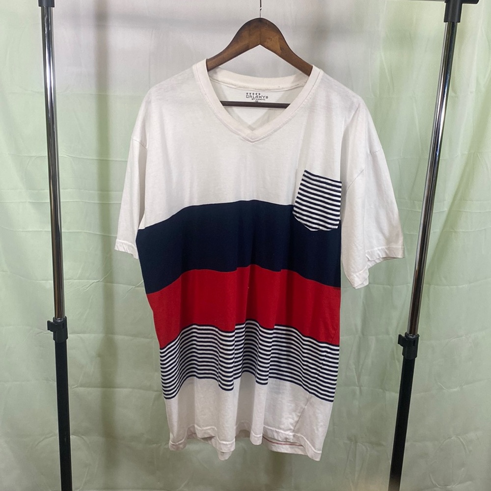 Harvic Galaxy Striped T-Shirt Mens Size 5X